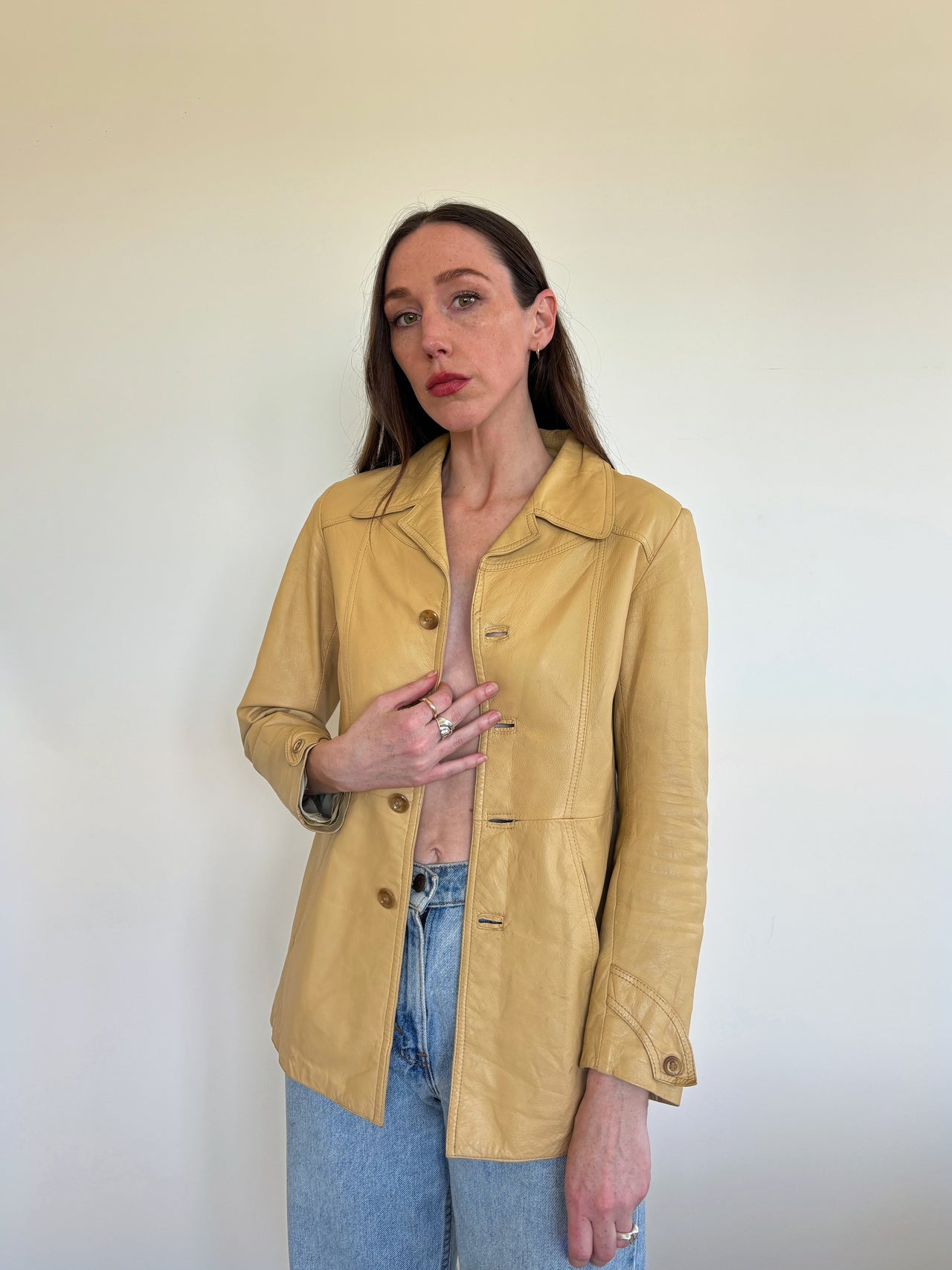 Vintage Butter Leather Jacket