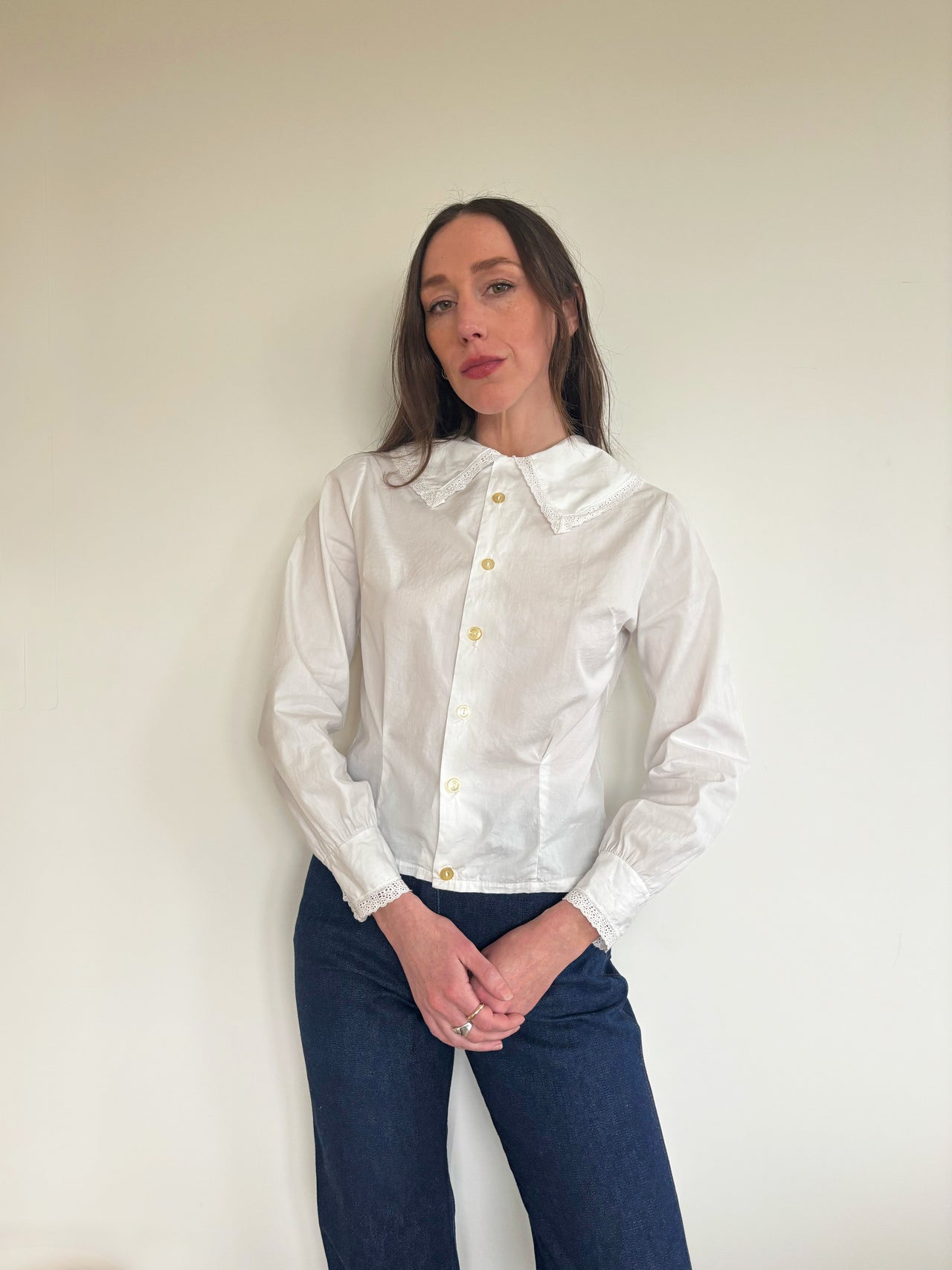 1950s Peter Pan Collar Blouse