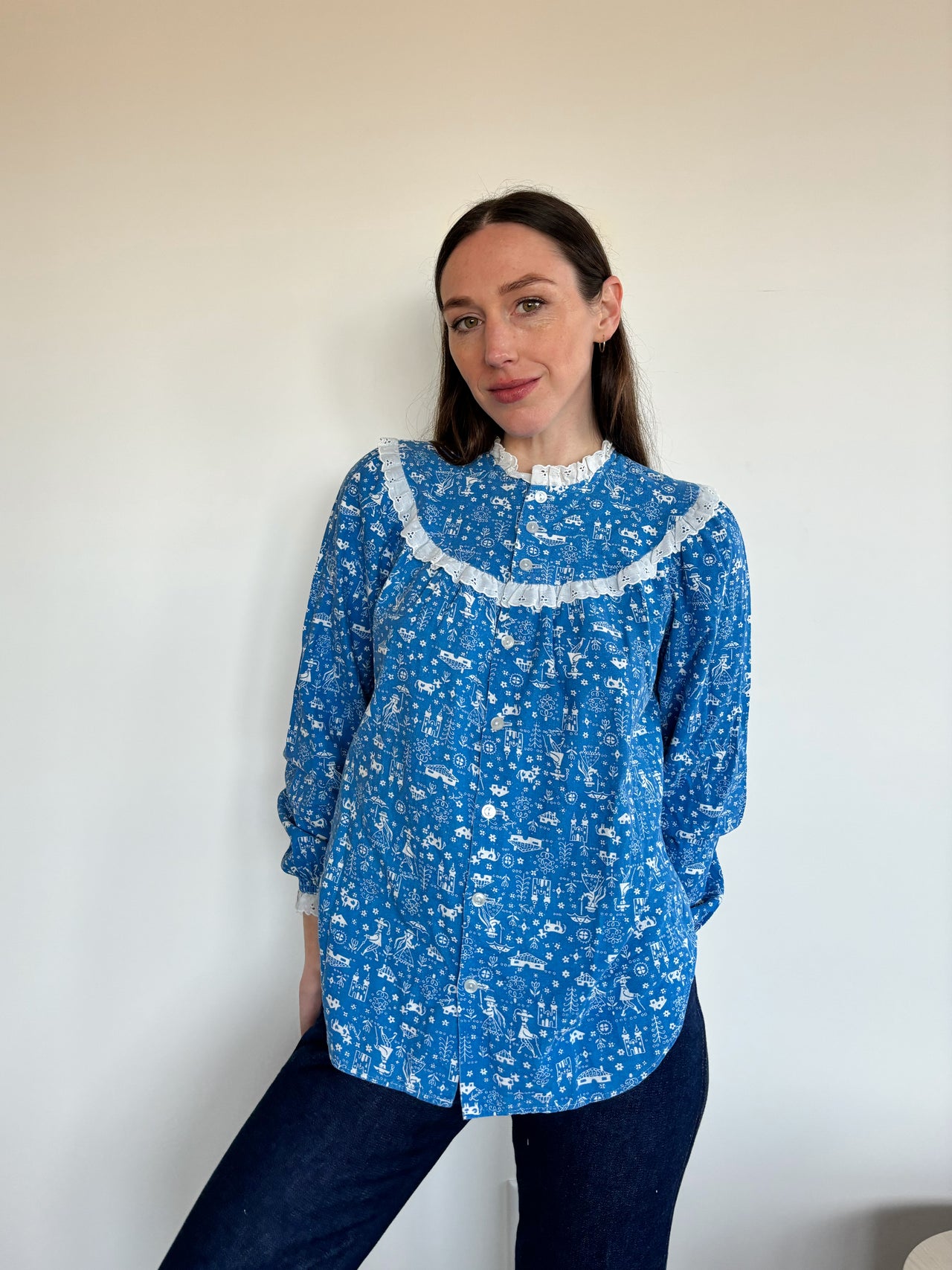 1970s Prairie Blouse